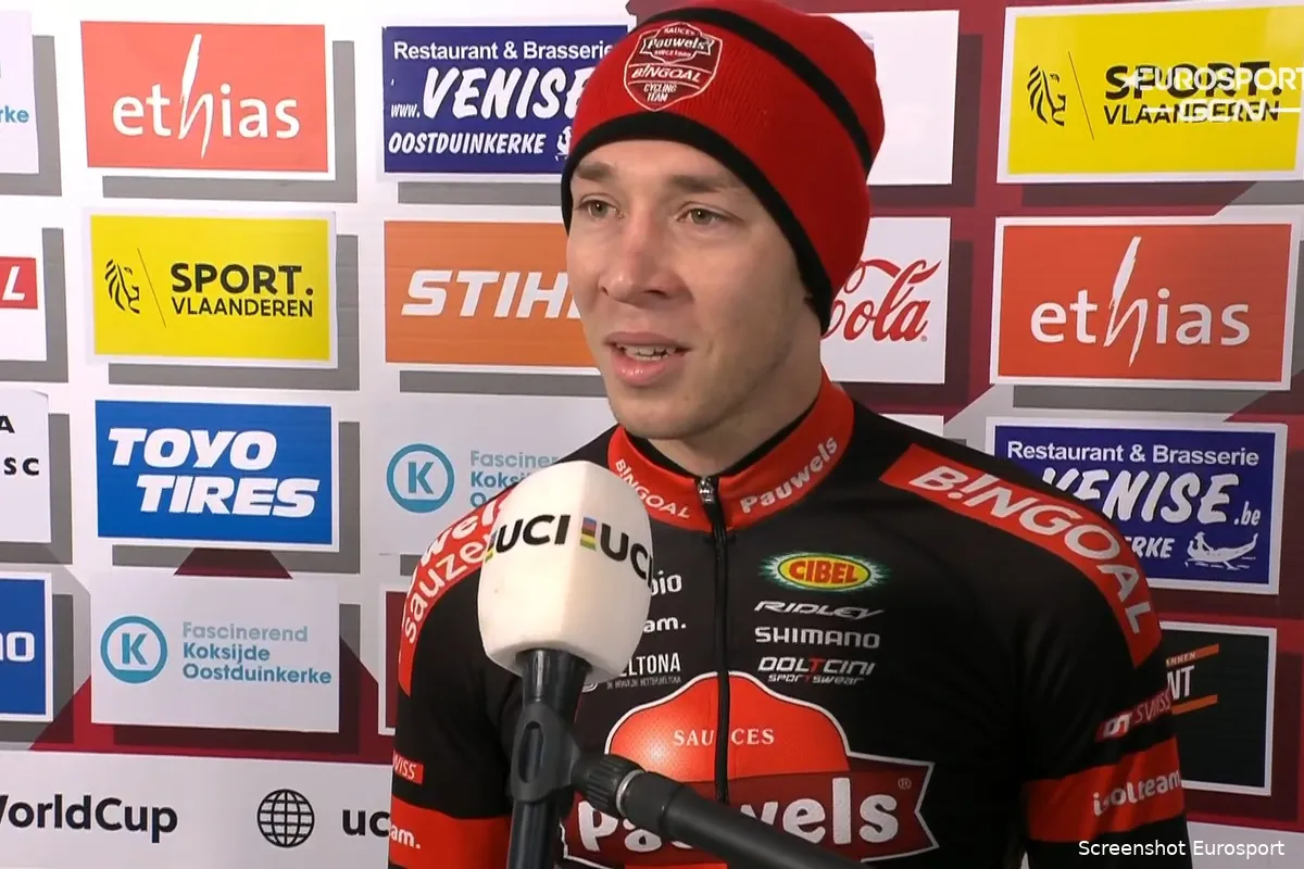 Sweeck neemt genoegen met plek twee: 'Kon niet goed genoeg positioneren op tussenstukken'