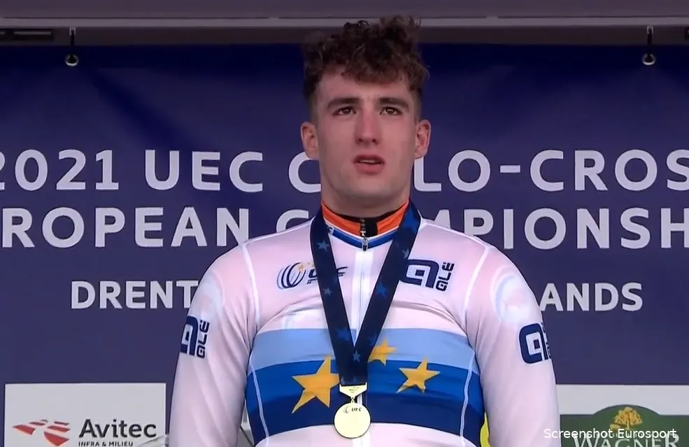 Kamp aast al op wereldtitel na tweede EK-zege op rij; Thibau Nys spreekt van 'grote fout'