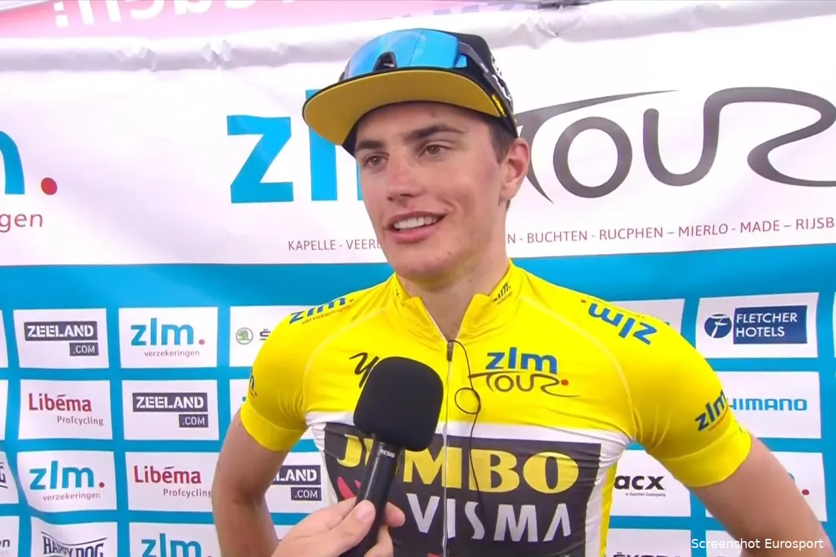 Kooij na derde ritzege en eindzege in ZLM Tour: 'Perfect einde van een perfecte week'