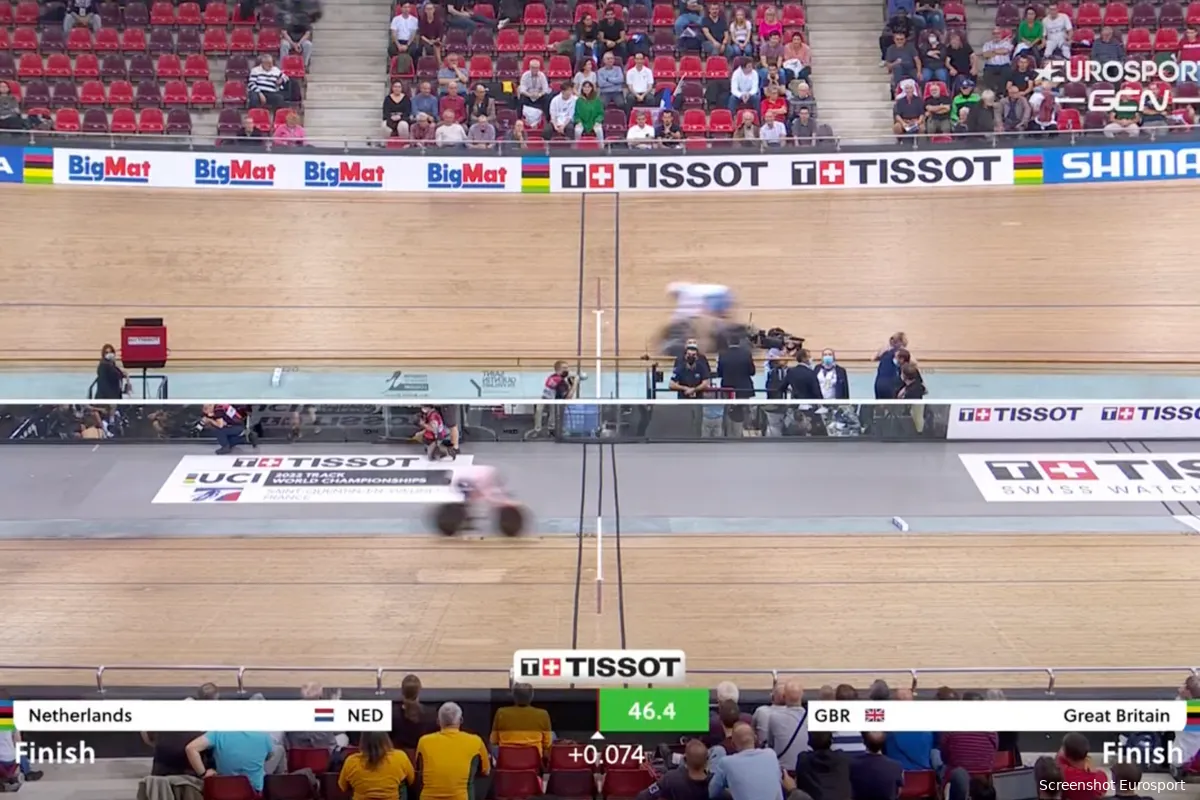 Nederlandse vrouwen missen brons in teamsprint met acht duizendsten