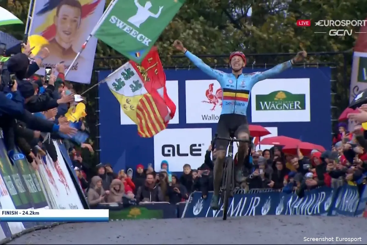 Vanthourenhout kroont zich in Namen tot Europees kampioen veldrijden, Van der Haar tweede