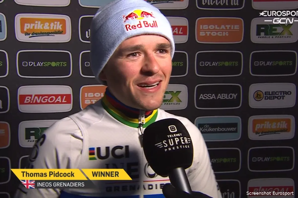 Pidcock kijkt na zege uit naar Antwerpen: 'Hoop te kunnen wedijveren met Wout en Mathieu'