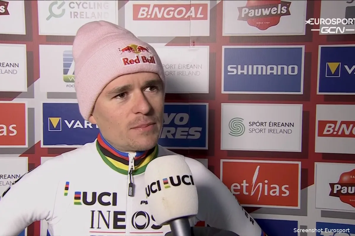 Pidcock spreekt van 'vreemde wedstrijd': 'Snap echt niet waar het vandaan komt'