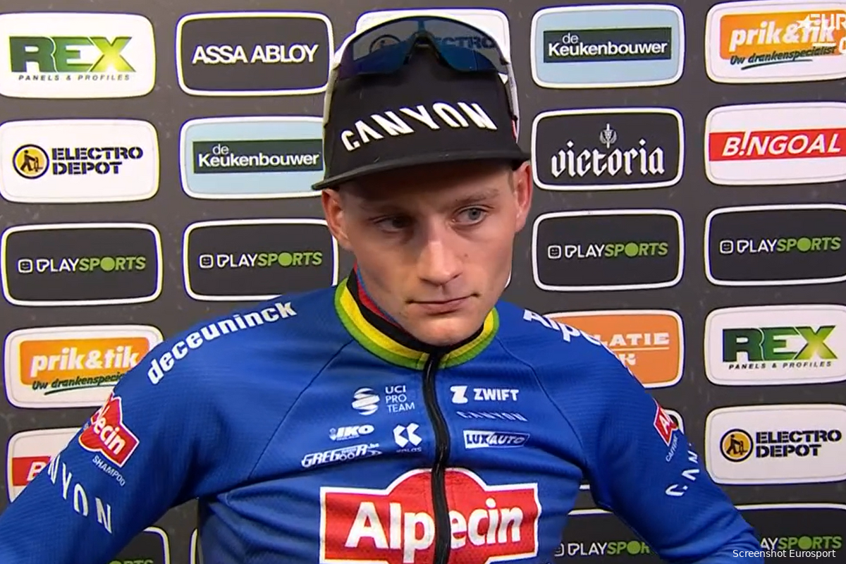 Van der Poel tweede in Heusden-Zolder na foutje in sprint: 'Het is een teleurstelling'