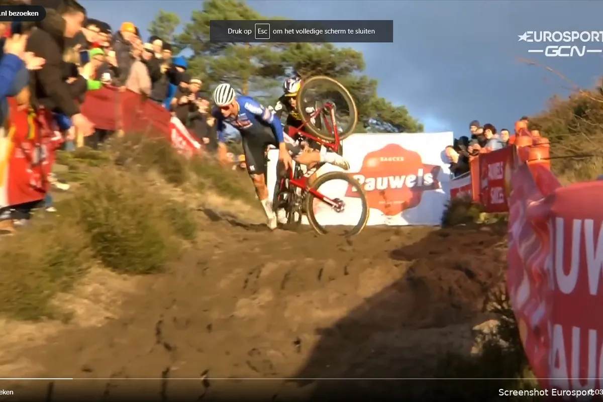 🎥 Valpartij Van der Poel in Zonhoven! Van Aert is er alleen vandoor