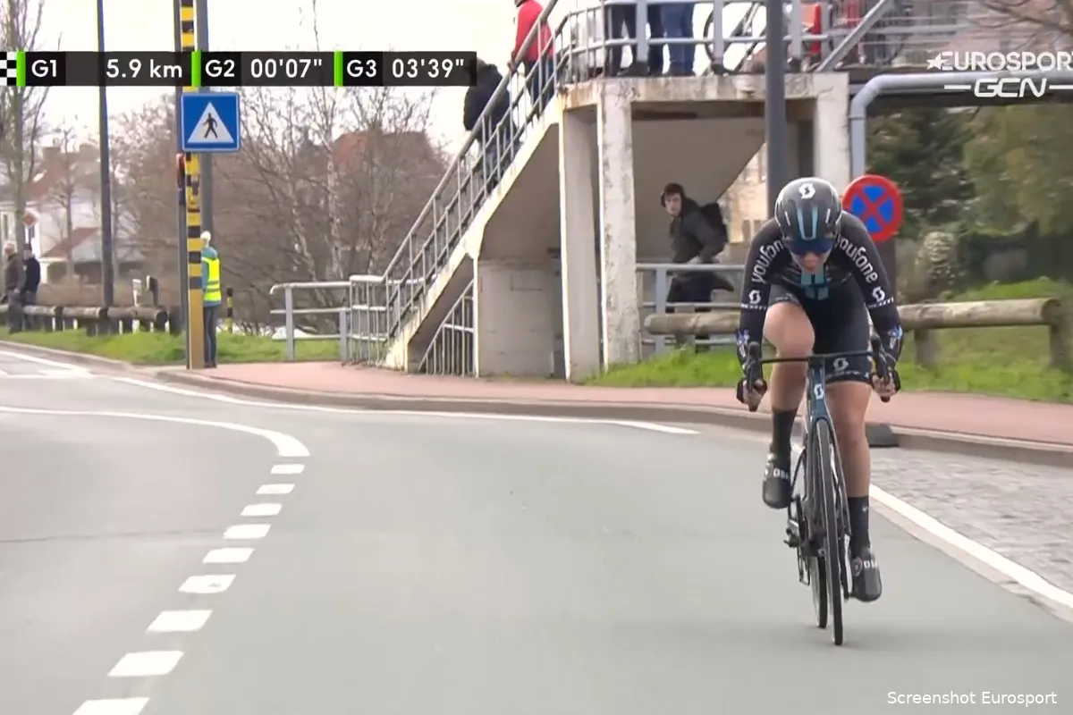 Pfeiffer Georgi verrast Wiebes en Balsamo na waaierkoers in Classic Brugge-De Panne