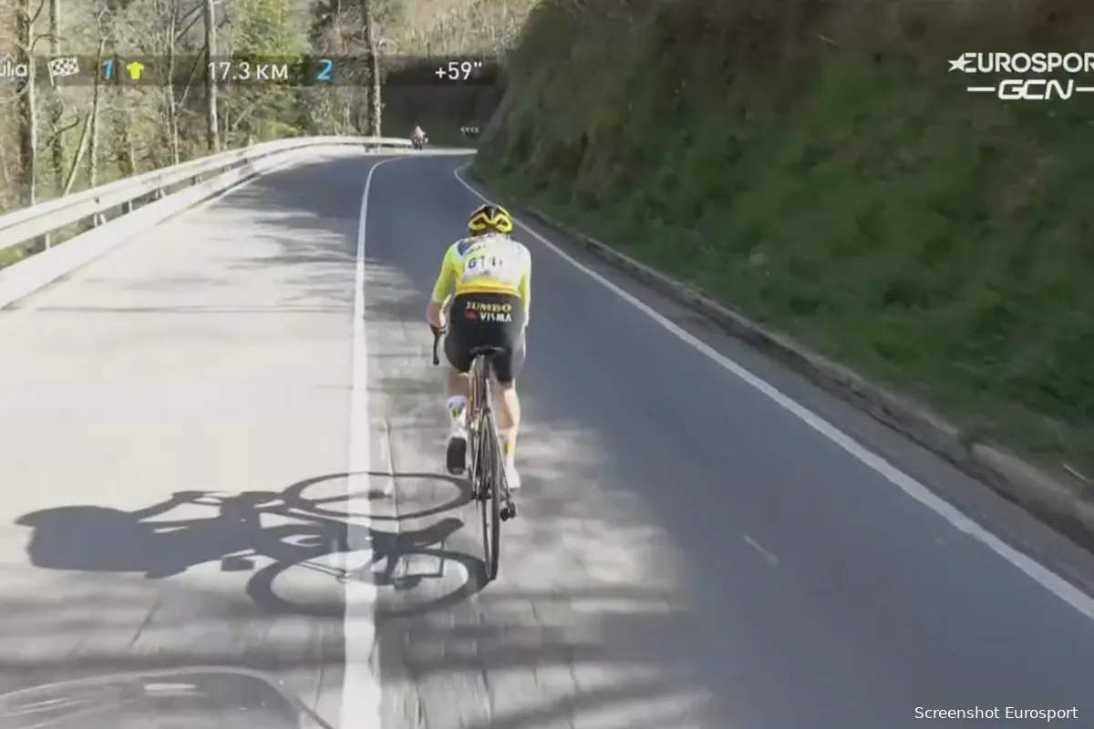 Vingegaard rijdt in het Baskenland alles op een hoopje en pakt dubbelslag met solo van 30 kilometer
