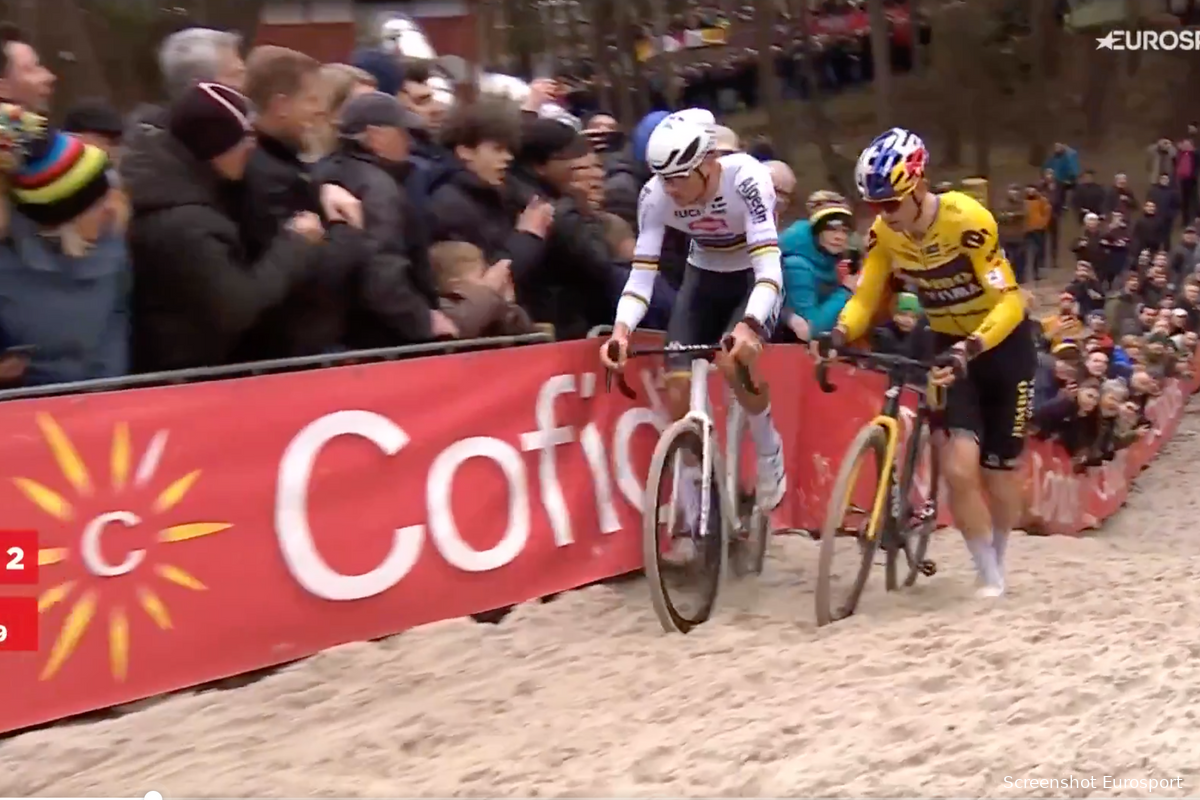 Van Aert was not "comfortable" with high pace set by Van der Poel: "Glad I finished within the time limit"