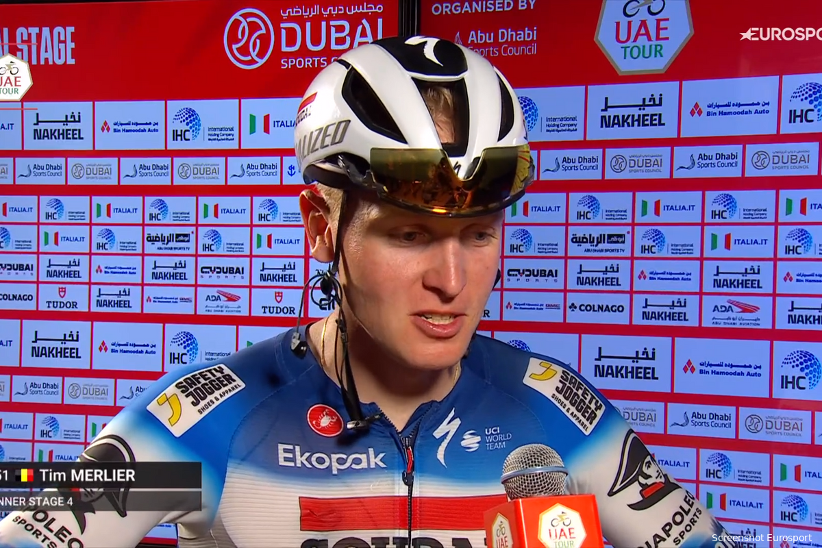 Merlier absolute koning der sprinters in UAE Tour: 'Ik ging te vroeg, maar kon zelfs nóg een keer aanzetten'