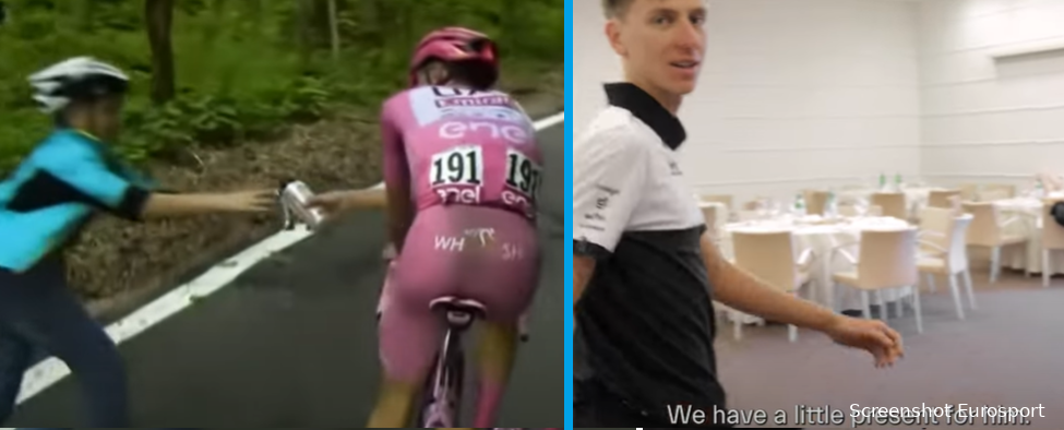 🎥 Beautiful footage: Pogacar hasn't forgotten 12-year-old Mattia after Giro d'Italia