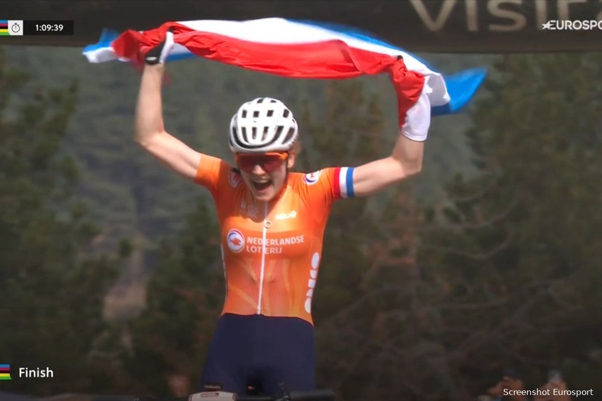 Hatherly outclasses defending champion Tom Pidcock in men's race, Pieterse and Terpstra dominate in women's race