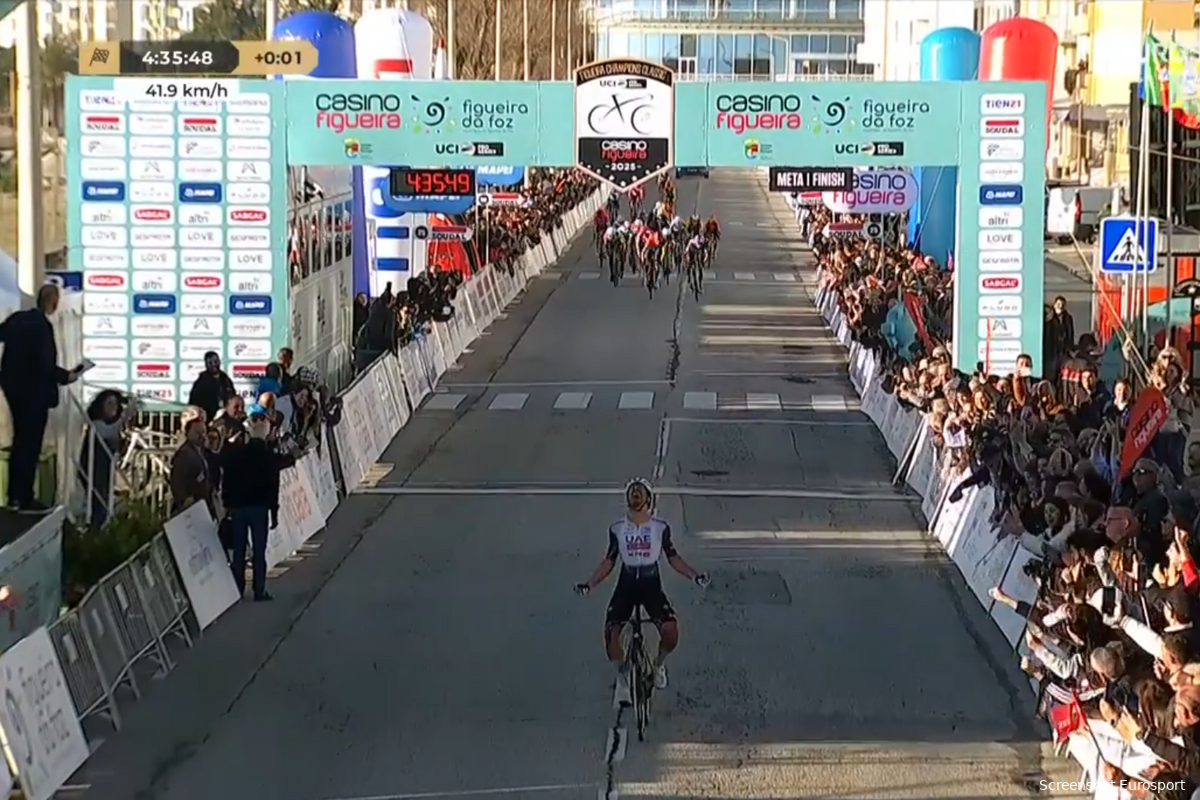 Morgado knalt á la Pogacar weg en soleert naar zege in thuisrace van Figueira Champions Classic