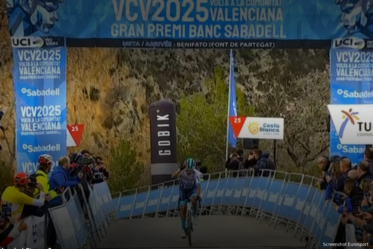 Fabuleus een-tweetje Bahrain-Victorious in Valencia: Buitrago wint voor Bilbao, Vacek behoudt leiderstrui nipt