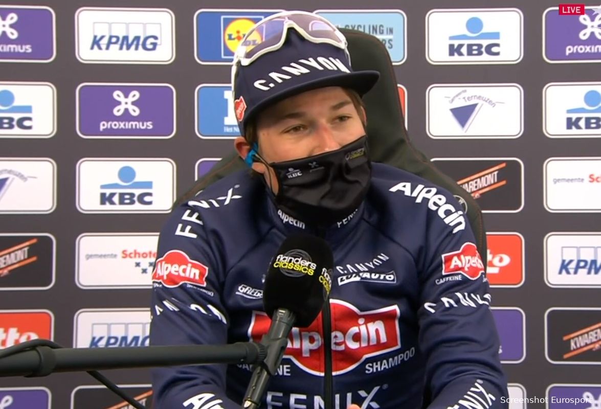 Alpecin-Fenix kan er niet alles uithalen met Philipsen en Merlier: 'Benen liepen volledig vol'