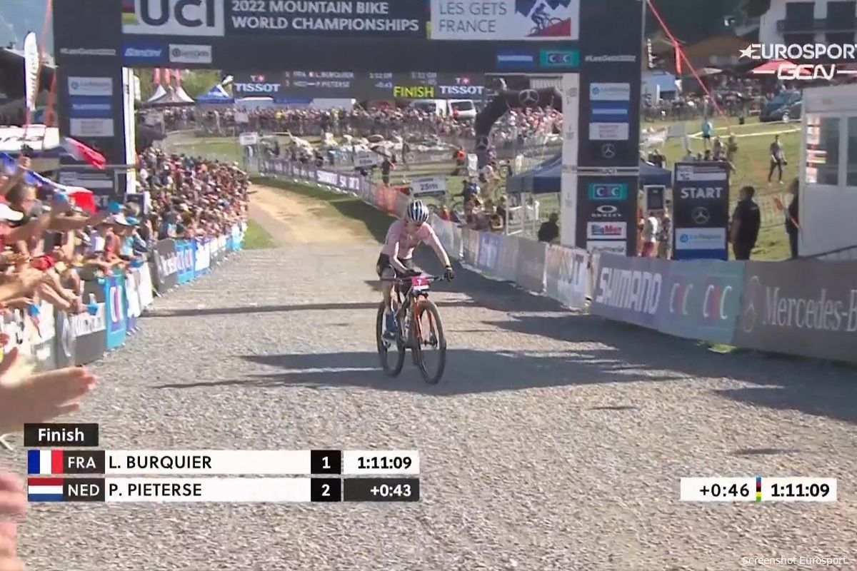 Pieterse rijdt naar zilveren medaille op WK mountainbiken Cross Country