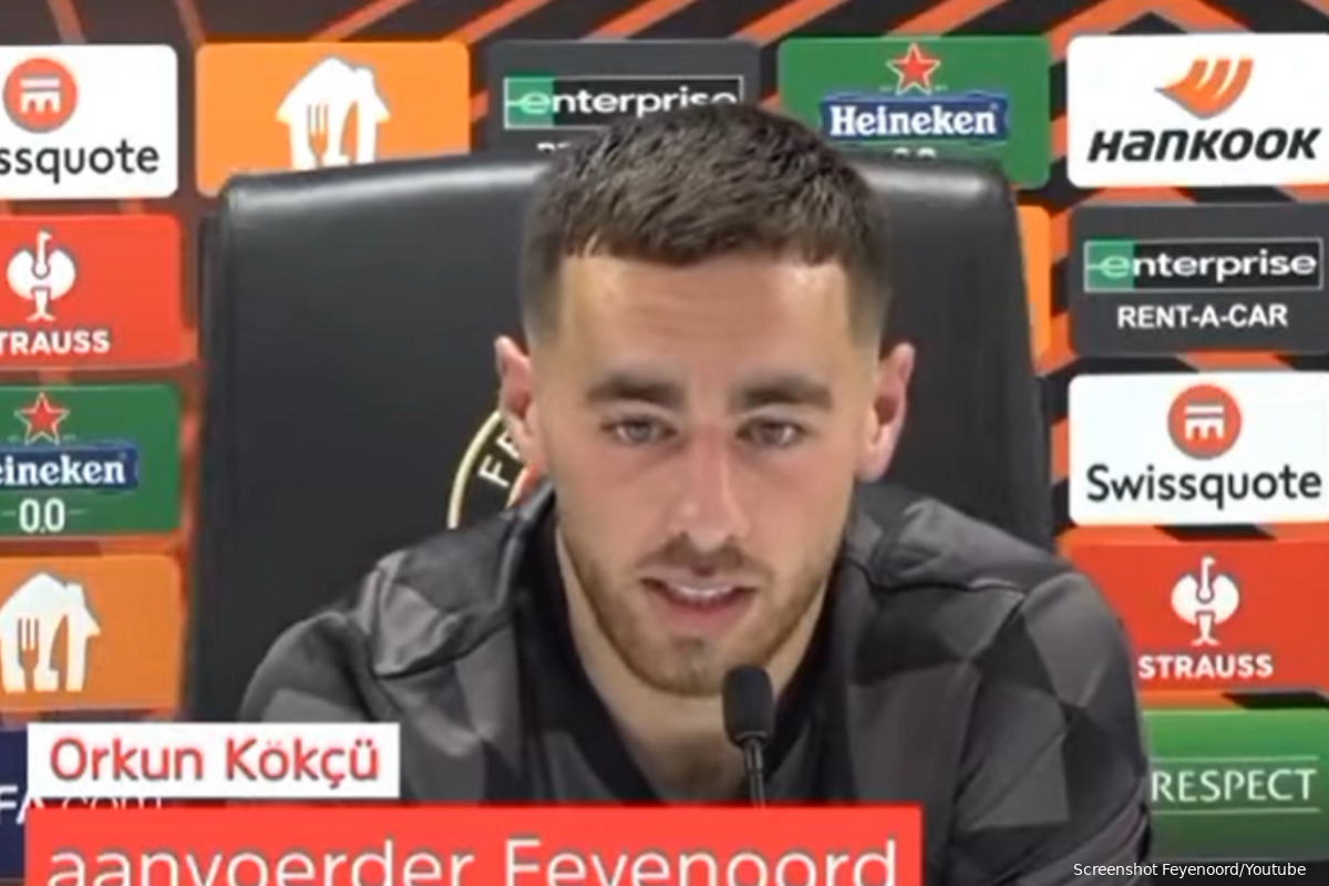 De aanvoerder van Feyenoord Orkun Kökcü weigert de regenboog­band te dragen; deugend NL woedend!