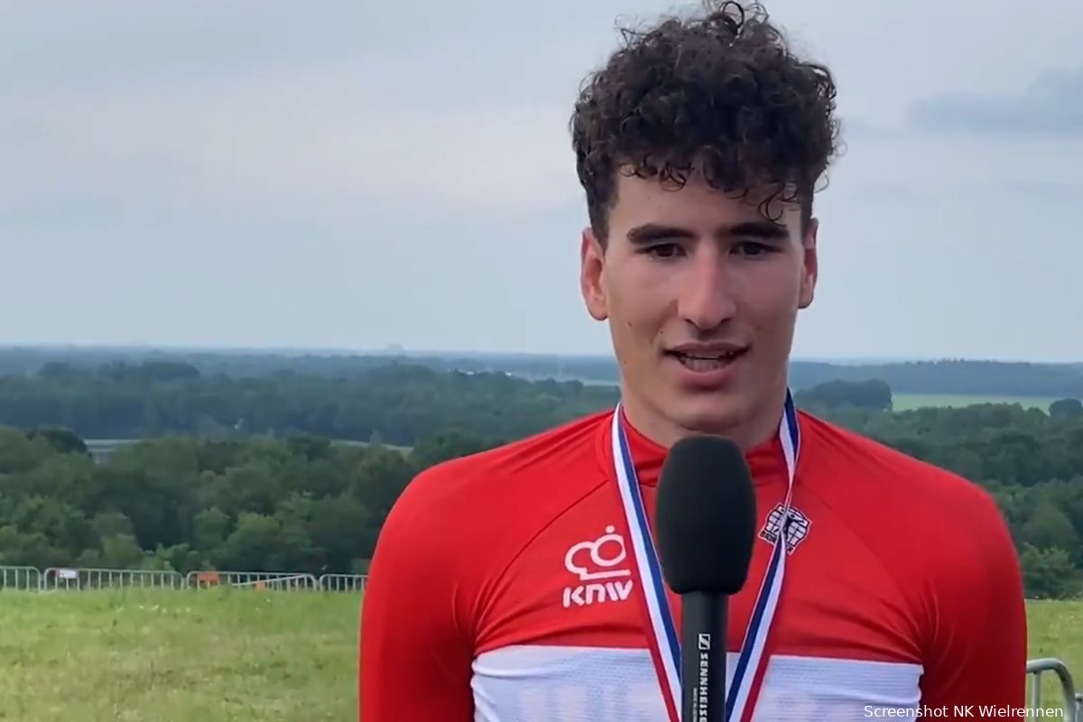 Tim Van Dijke na solo op gewonnen NK: 'Moest onmenselijk hard duwen op mijn machine'