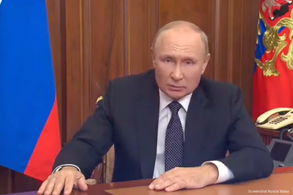Poetin kondigt gedeeltelijke mobilisatie aan: 'We vechten niet tegen Oekraïne, maar tegen het hele Westen'