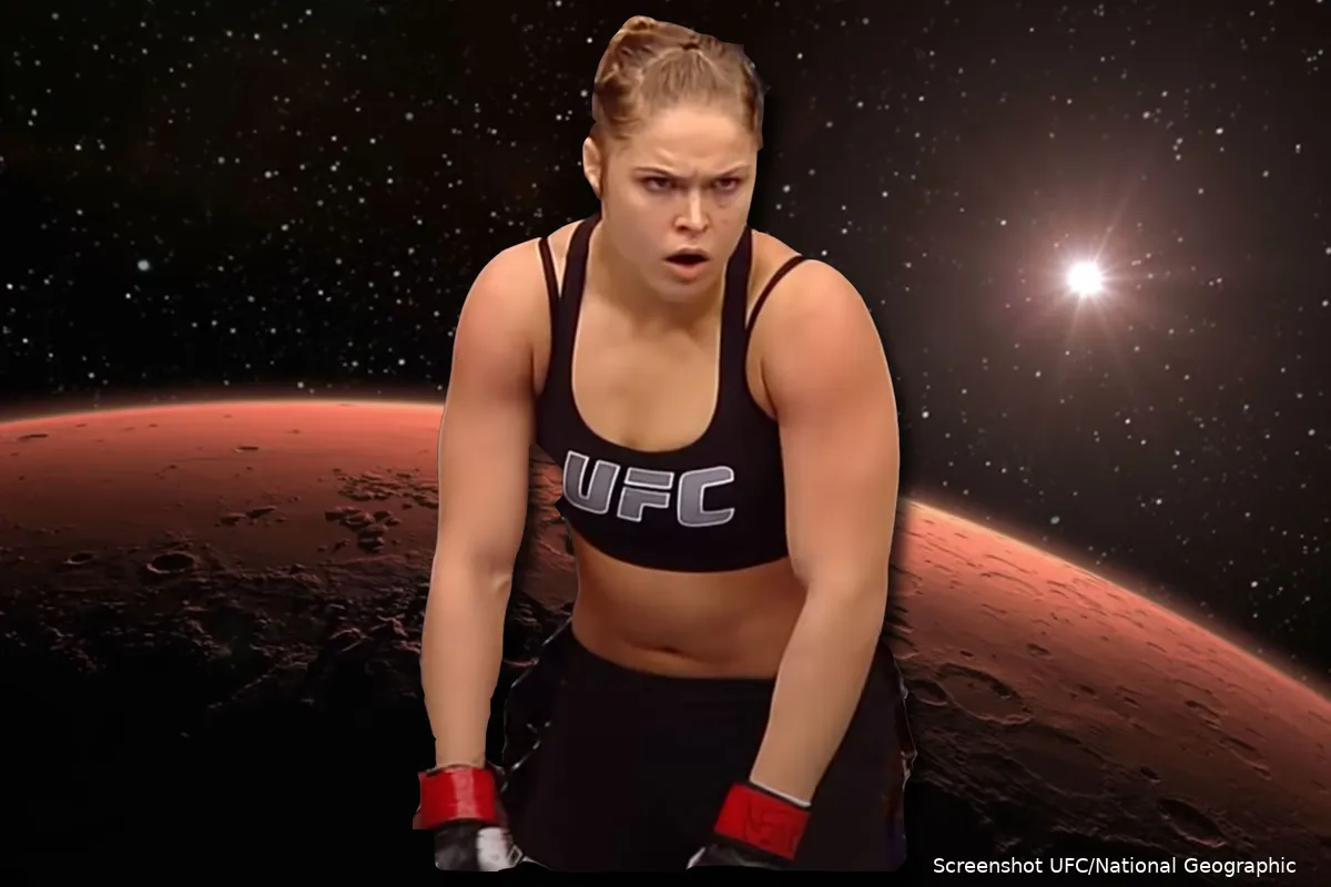 UFC vechtlegende Ronda Rousey gaat naar Mars! 'ook de sterkste op een andere planeet'