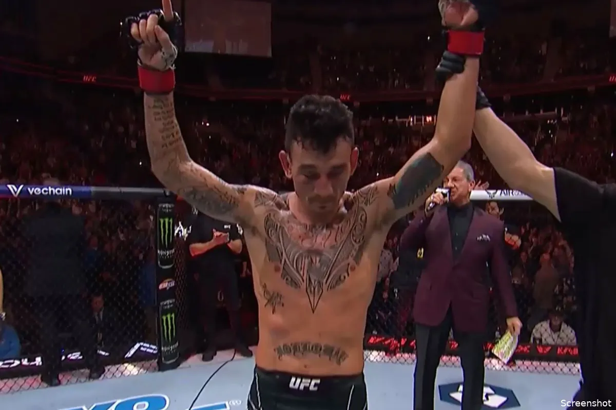 'Taaie' Max Holloway boekt winst op Arnold Allen bij UFC Kansas City