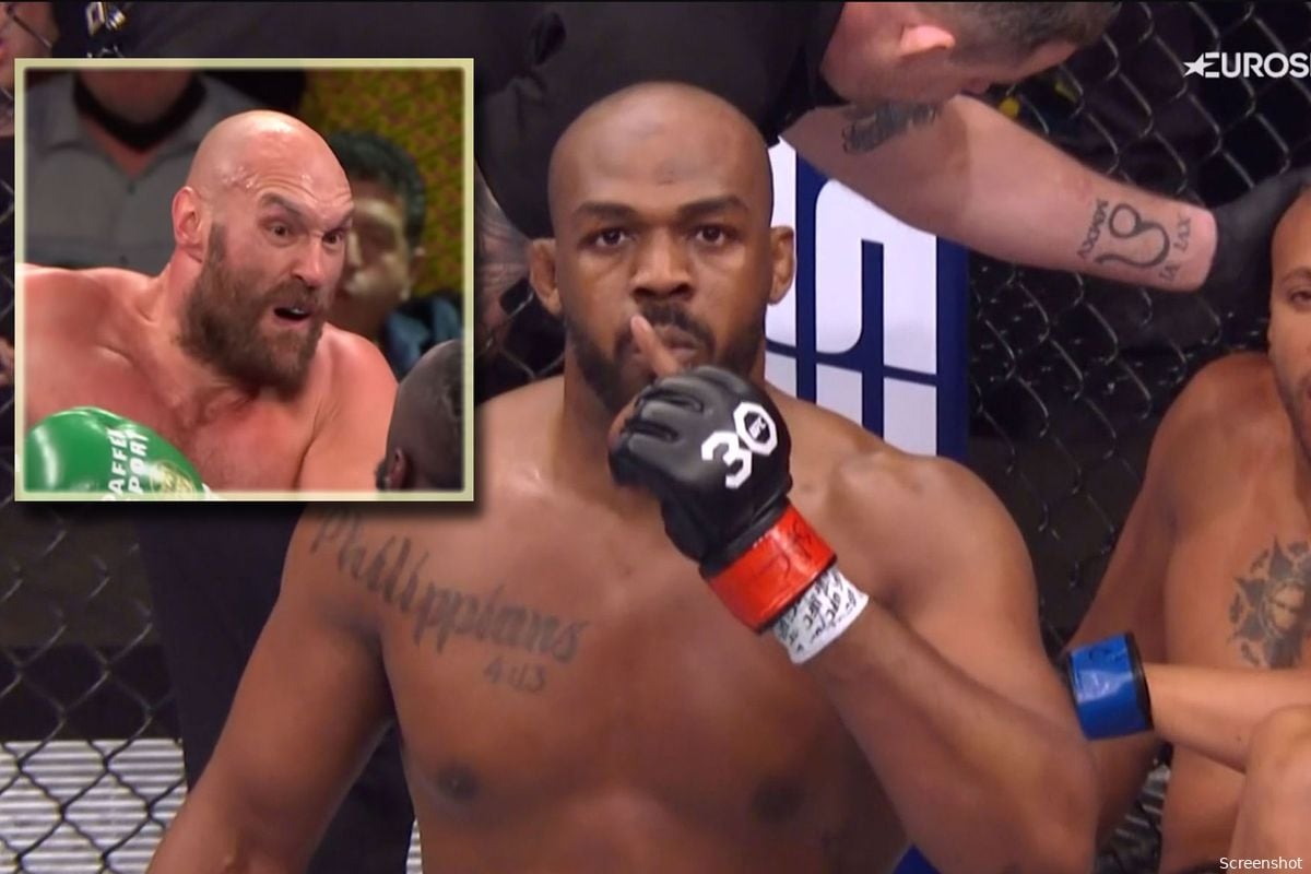 Eindelijk! Tyson Fury en Jon Jones tegenover elkaar in een UFC-gevecht