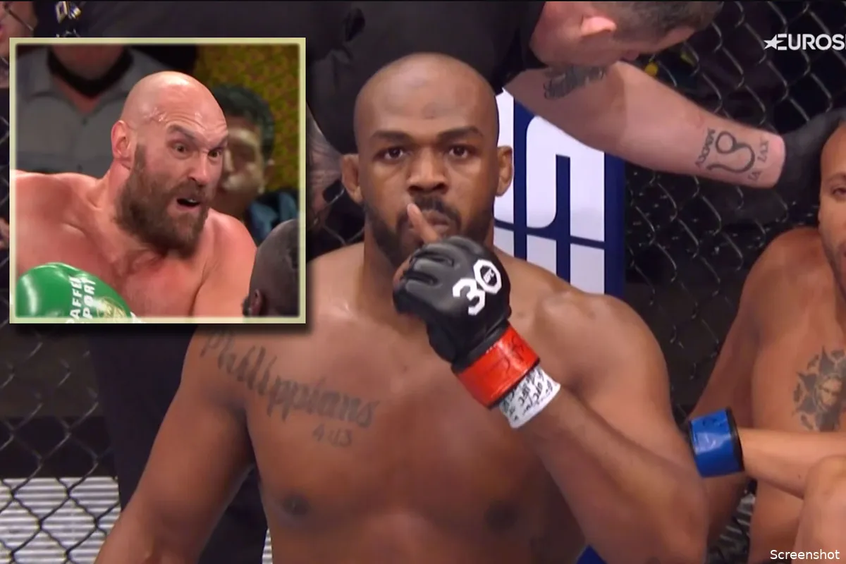 Eindelijk! Tyson Fury en Jon Jones tegenover elkaar in een UFC-gevecht