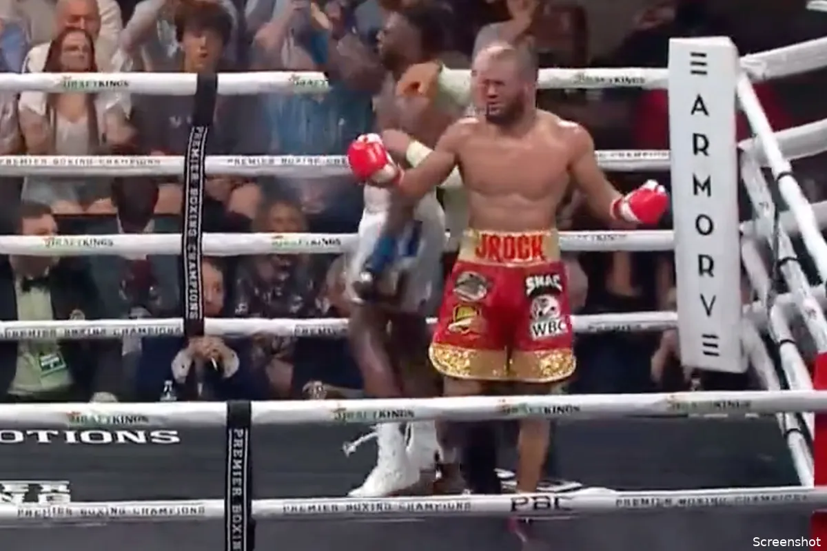 Omstreden stopzetting wedstrijd: Bokskampioen wint met knockout maar tegenstander protesteert