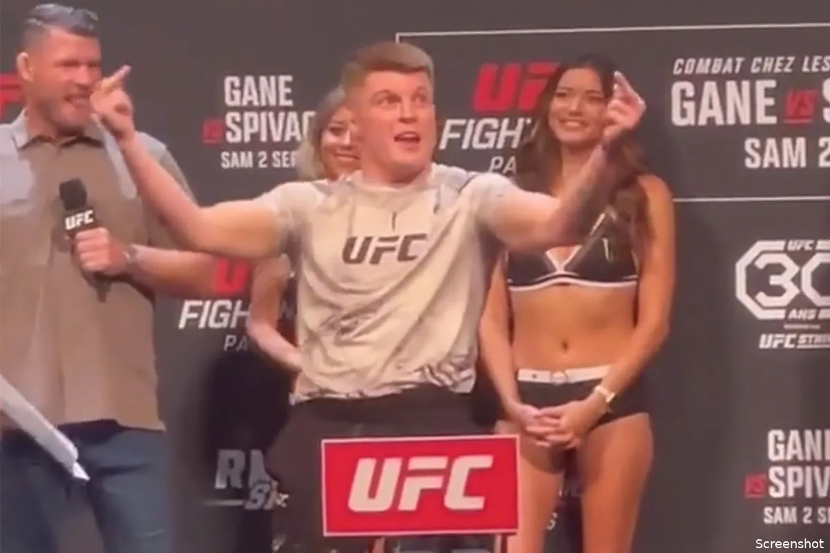 Ophef bij UFC Paris Staredown: Caolan Loughran daagt Franse fans uit