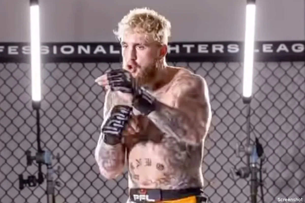 Jake Paul's MMA-debuut sneller dan verwacht: 'Vechtbaas geeft meer info'