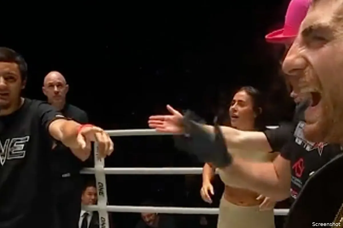 'Opzouten voor een tijdje!' Kickbokser en coach geschorst na bedreiging en wangedrag