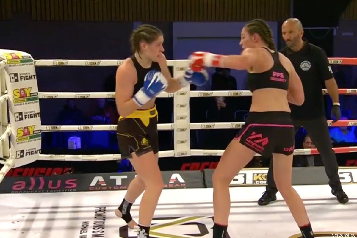 Jorina Baars behoudt Enfusion kickbokstitel in zwaarbevochten duel