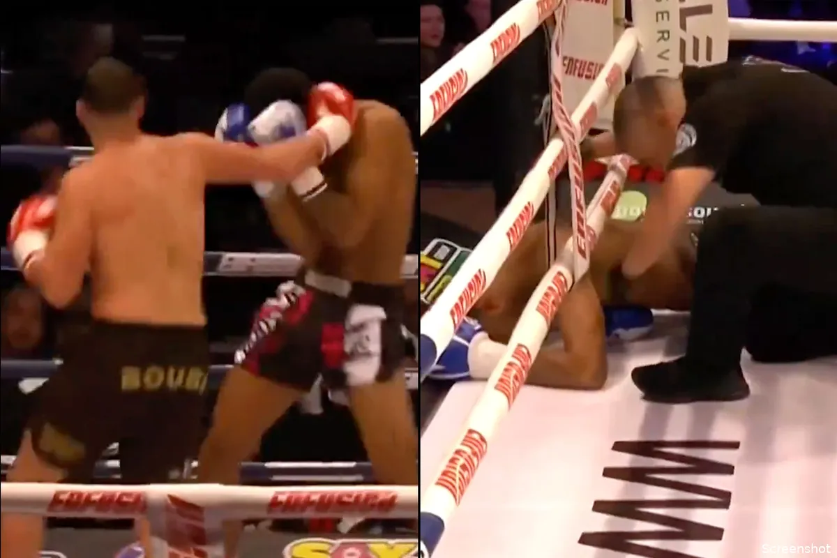 🎥 Heftige Enfusion knock-out: Youssef Khalouta slaat rivaal onder ringtouwen