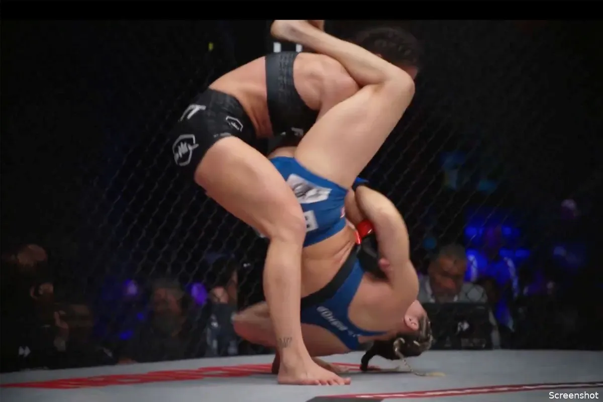 🎥 BJJ-Expert Bishop countert 'Powerbomb!' Straft tegenstander bruut af