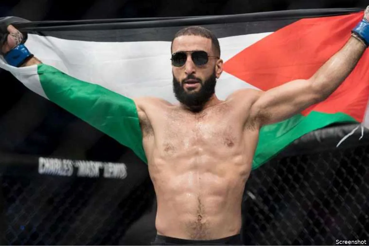 UFC-ster steunt Palestijnse kinderen met emotionele boodschap
