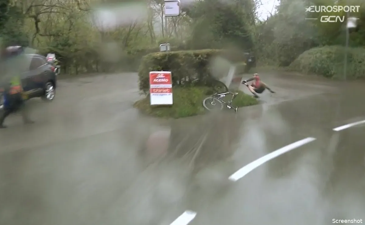 Koploper Küng en leider Dennis vallen, Kruijswijk verliest minuut in Romandië