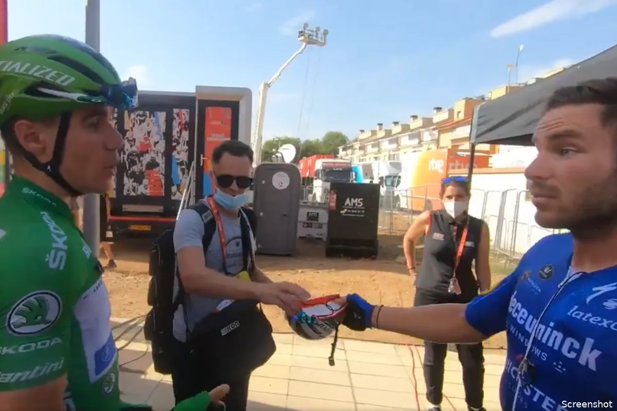 Jakobsen gefrustreerd na finish: 'Als je niet achterom kijkt, ben je geen lead-out voor mij'