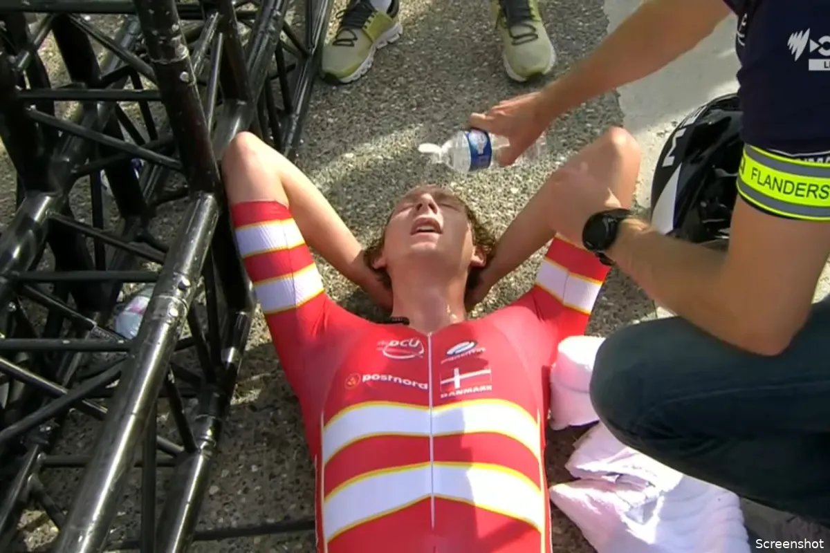 Wang verrast de favorieten en wordt wereldkampioen tijdrijden bij de junioren