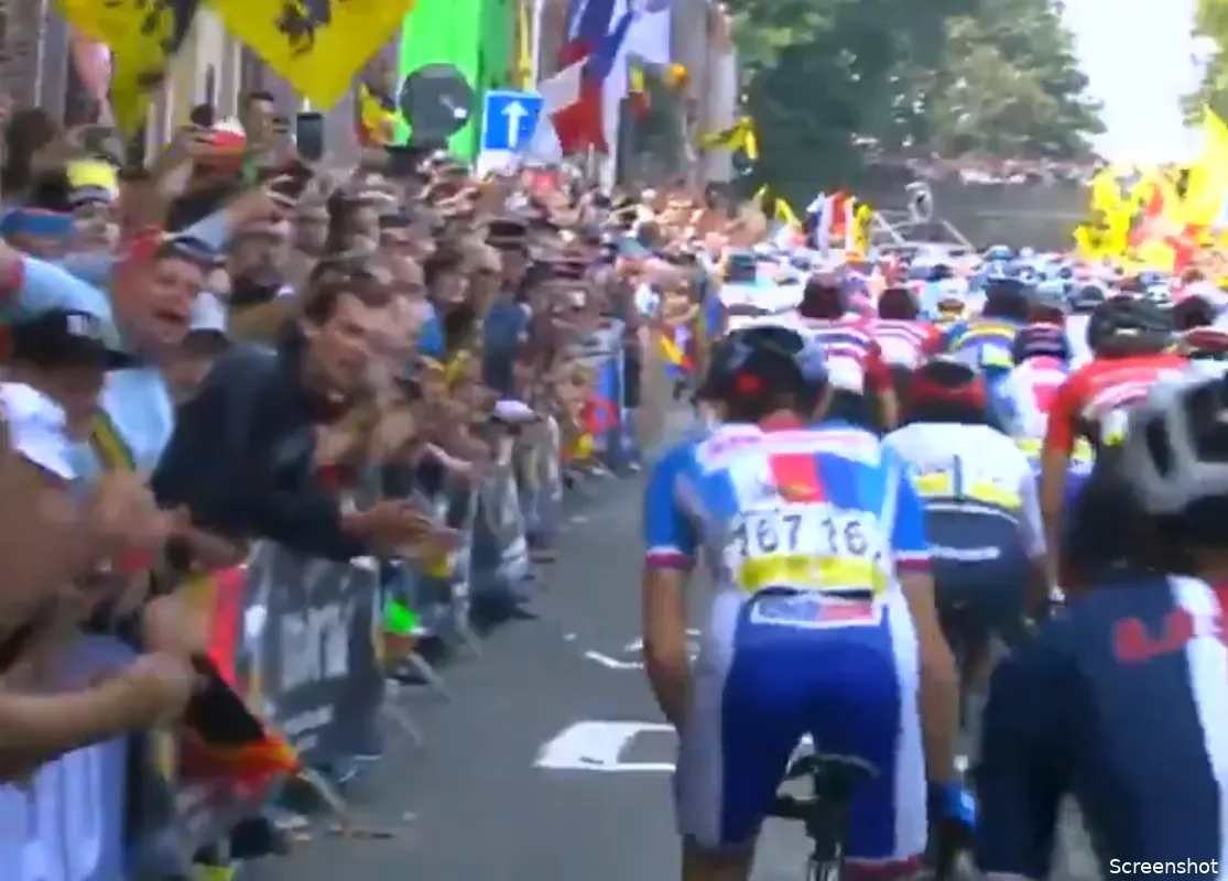 Beelden: Veel fans en geweldige sfeer langs WK-parcours in Vlaanderen