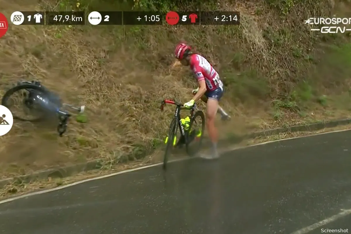 [Update] Zware val met Eiking en Vlasov dwingt Verona tot opgave in Vuelta