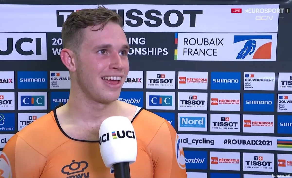 Teamsprinters pakken weer goud op WK baanwielrennen: 'De finale was een geweldige race'