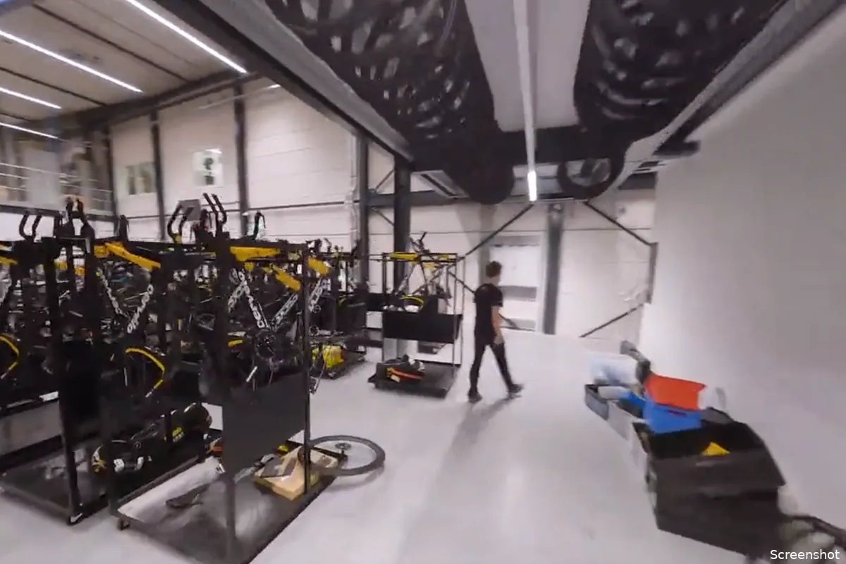 🎥 Binnenkijken bij Jumbo-Visma: ploeg toont fraaie beelden van nieuwe Service Course