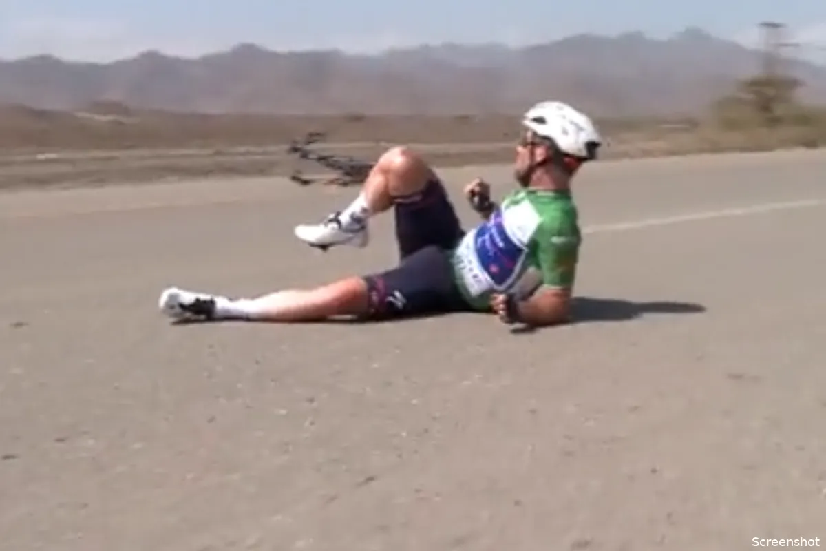 Twee dagen pech voor Cavendish: 'Helaas ben ik nogal hard onderuit gegaan'