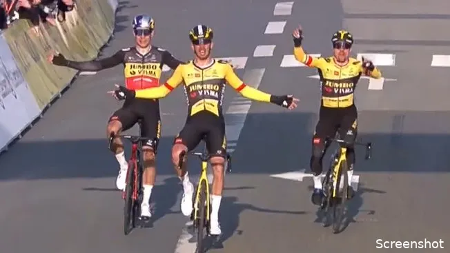 Grote Jumbo-Visma-show in Parijs-Nice: Laporte, Van Aert en Roglic pakken volledig podium
