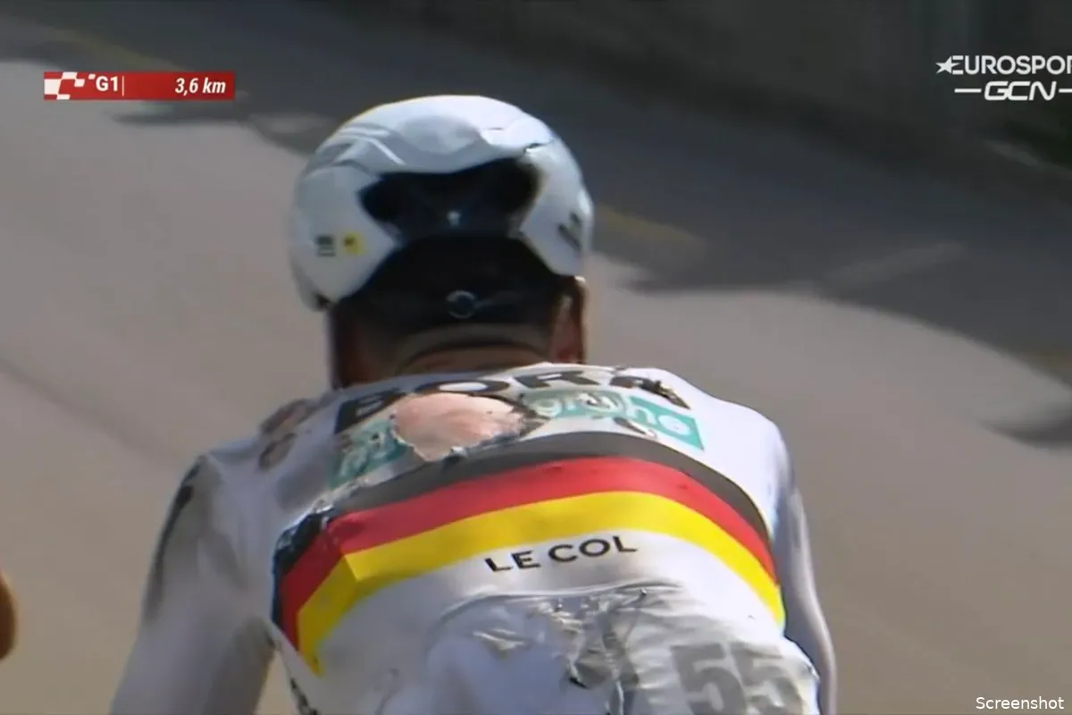 Lutsenko, Schachmann en Ulissi komen goed weg na val, Asgreen heeft meer pech