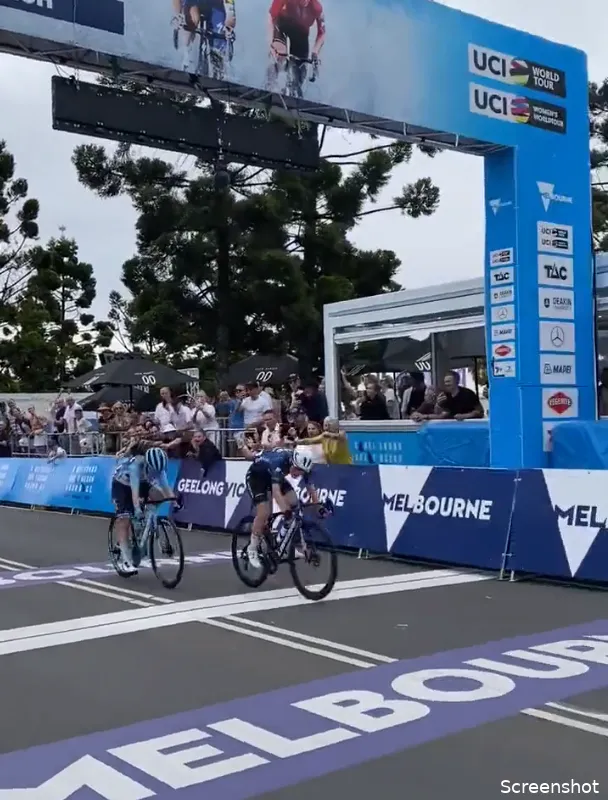 Loes Adegeest, die in 2021 nog 'werkloos' was, triomfeert in Cadel Evans Great Ocean Race