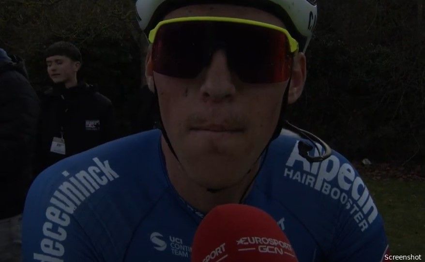 Alpecin-Deceuninck-coureur Kielich (23) toont zich in Denain voor tweede dag op rij: 'Dit was een stuk zwaarder'