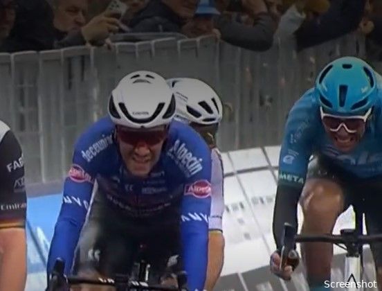 🎥 Cavendish maakt geen vrienden met imitatie sprintende EOLO-Kometa-coureur