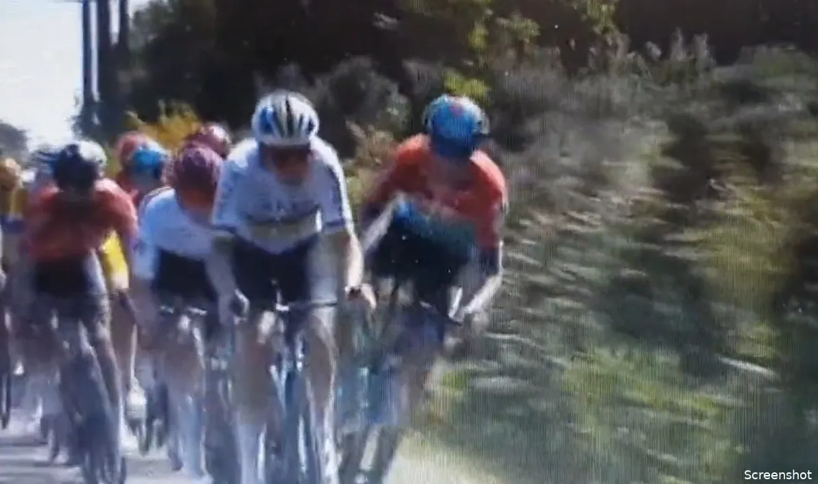 🎥 Bizarre actie: Oekraïens kampioen Ponomar duwt Lotto-Dstny renner de kant in en loopt zo risico op Maciejuk-crash