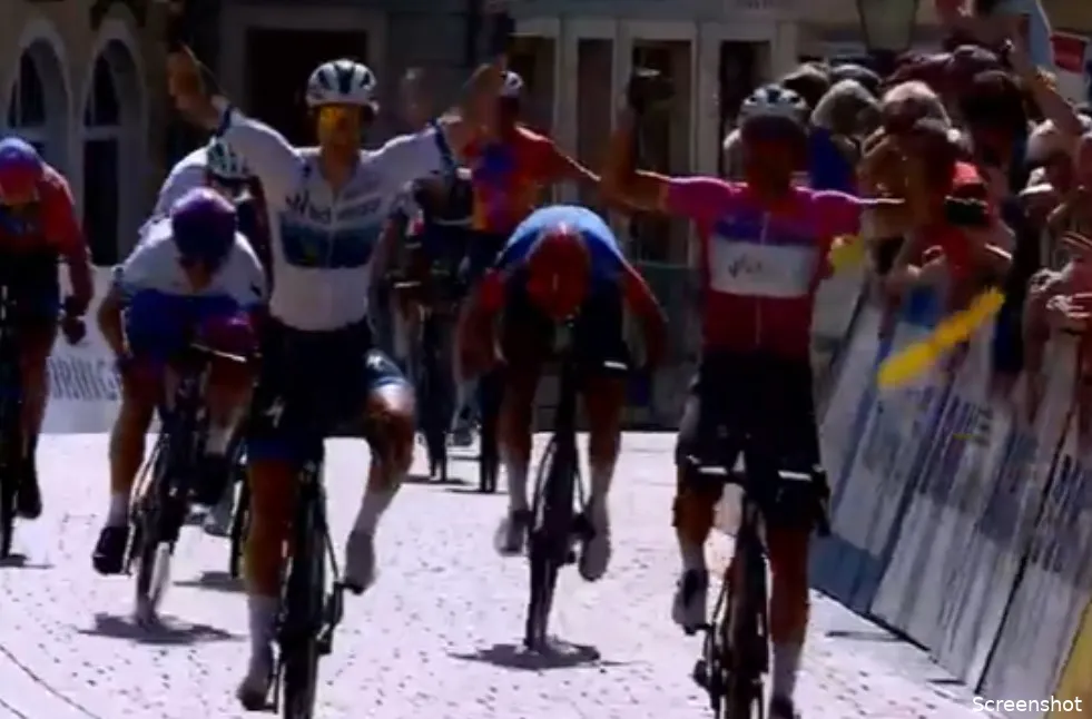 Nog maar eens een een-tweetje voor SD Worx in Thüringen: Guarischi wint voor Wiebes