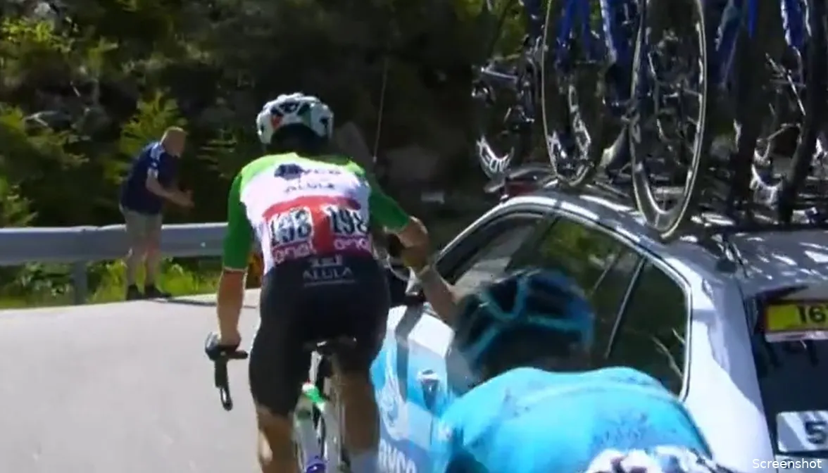 🎥 Twijfels bij meerdere plakbidons (beboete) ritwinnaar Filippo Zana